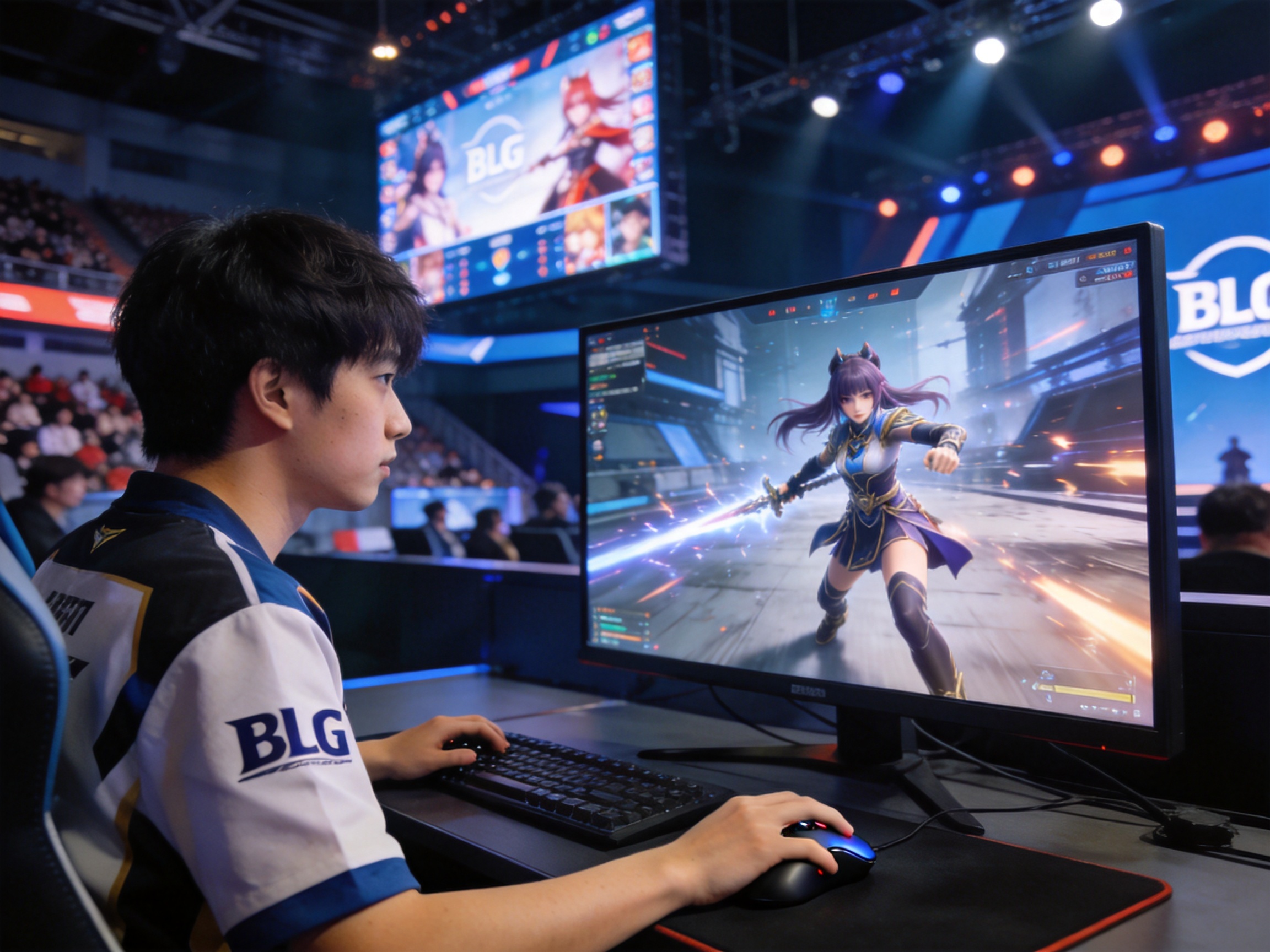 企鹅电竞报道LPL春季赛BLG战胜JDG的精彩瞬间